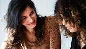 2 woman socializing about mental health