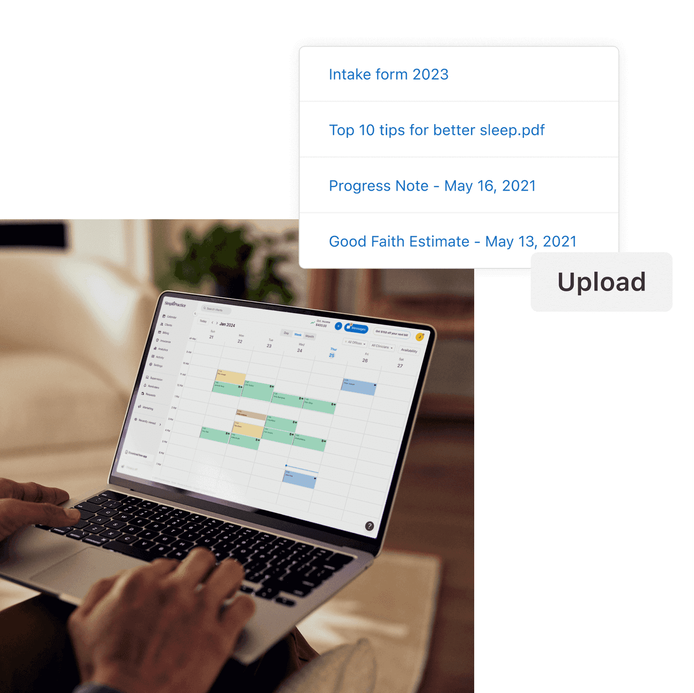 simplepractice paperless intakes