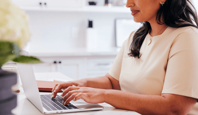 Female therapist following the SOAP format while writing session notes